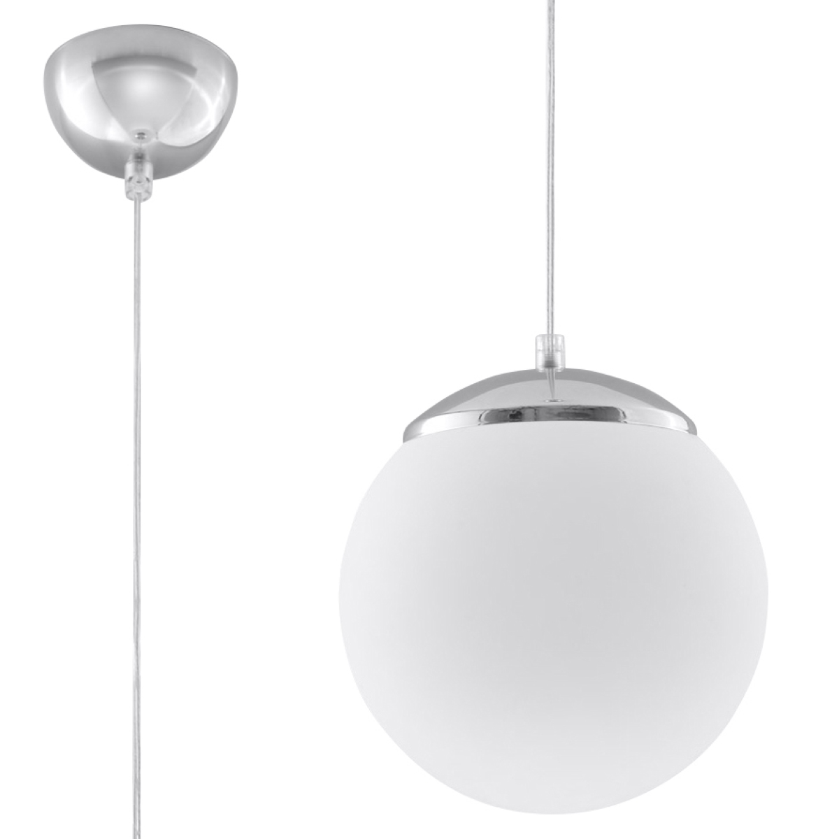 Lampa wisząca UGO 20 chrom SL.0263 - Sollux