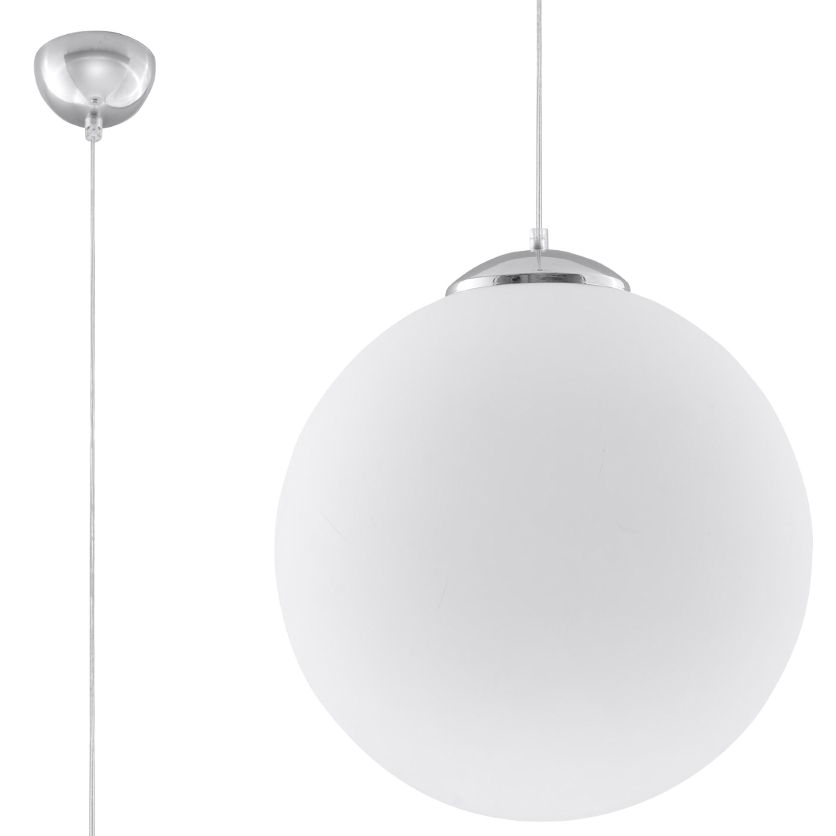 Lampa wisząca UGO 30 chrom SL.0264 - Sollux