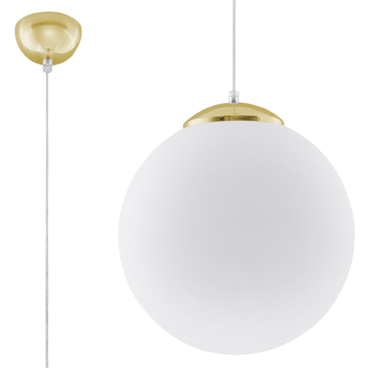 Lampa wisząca UGO 30 złota SL.0716 - Sollux