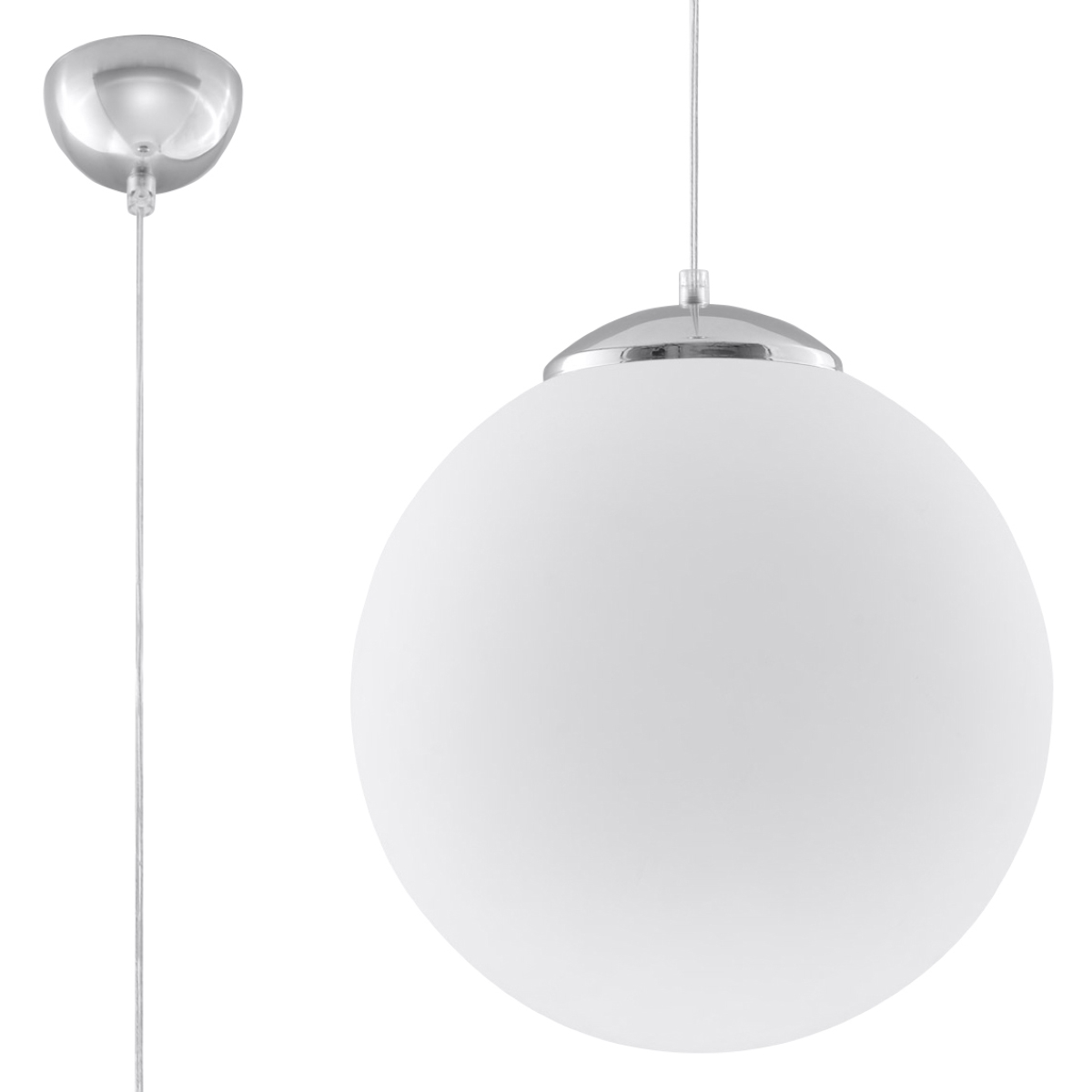 Lampa wisząca UGO 40 chrom SL.0265 - Sollux
