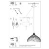 Lampa wisząca UMB czarny SL.0665 - Sollux - obrazek 5