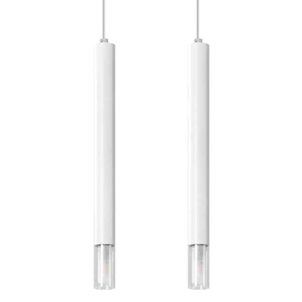 Lampa wisząca WEZYR 2 biała SL.0958 - Sollux