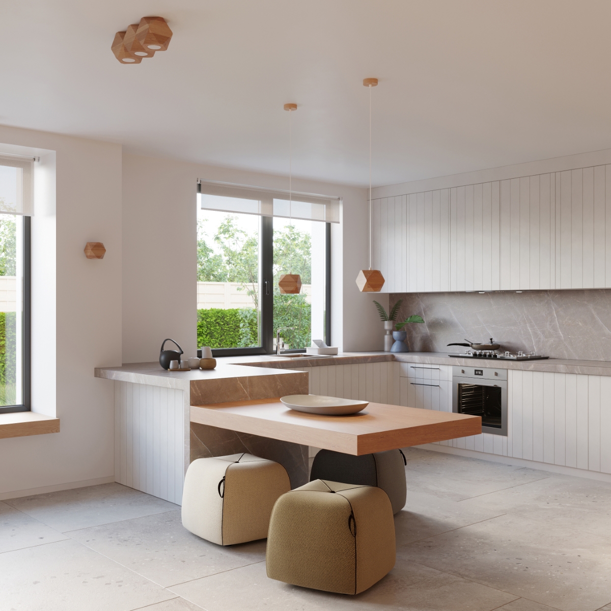 Lampa wisząca WOODY naturalne drewno SL.1011 - Sollux - obrazek 6