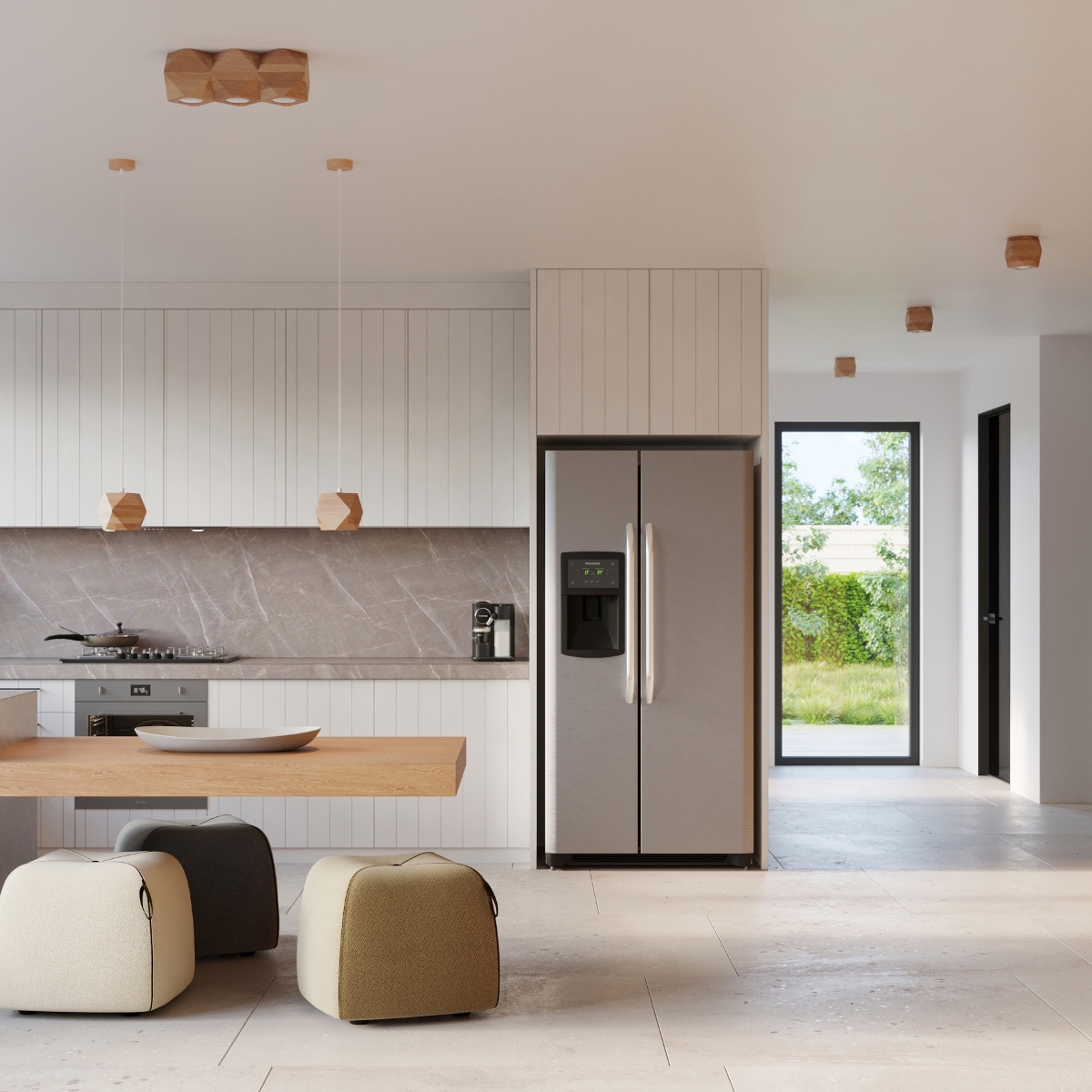 Lampa wisząca WOODY naturalne drewno SL.1011 - Sollux - obrazek 7