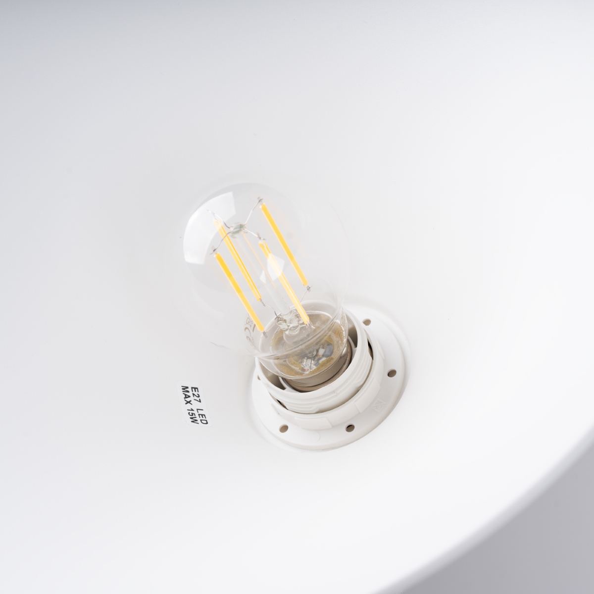 Lampa wisząca ZUMA biała SL.1325 - Sollux - obrazek 5