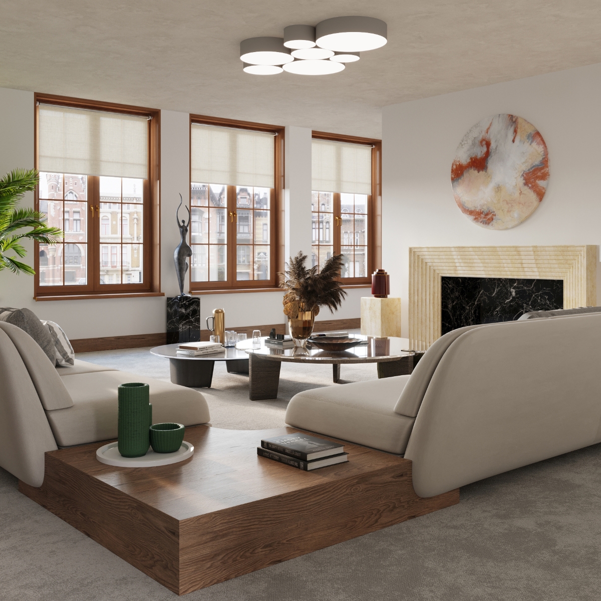 Plafon ARENA 35 szara SL.0122 - Sollux - obrazek 6