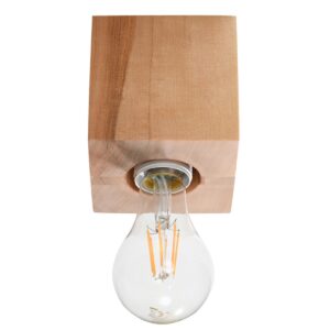 Plafon ARIZ naturalne drewno SL.0675 - Sollux