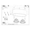 Plafon BASIC 2 naturalne drewno SL.0914 - Sollux - obrazek 5