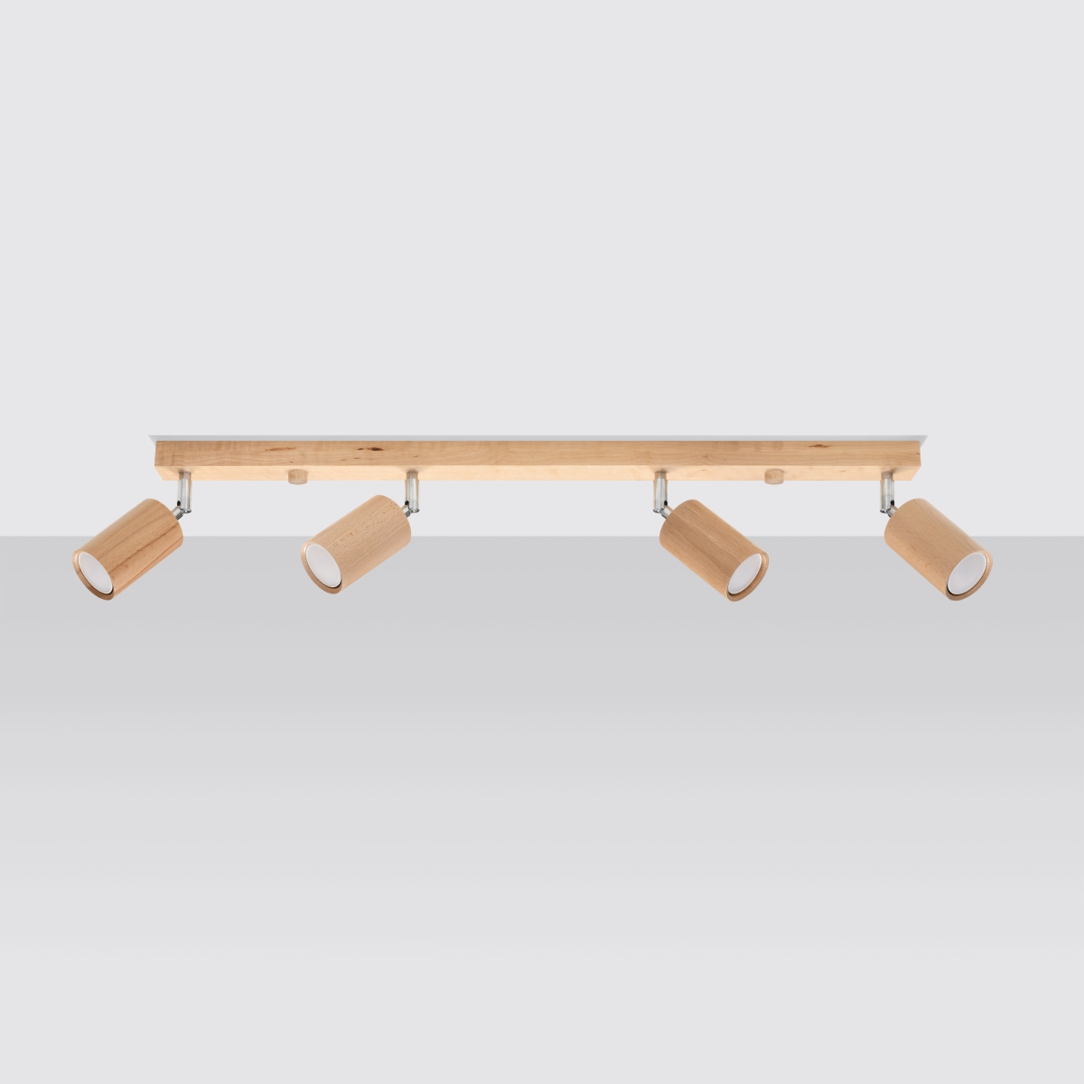 Plafon BERG 4 naturalne drewno SL.1042 - Sollux - obrazek 2