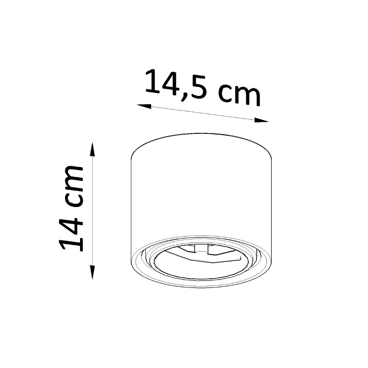 Plafon ceramiczny KALU SL.0841 - Sollux - obrazek 4