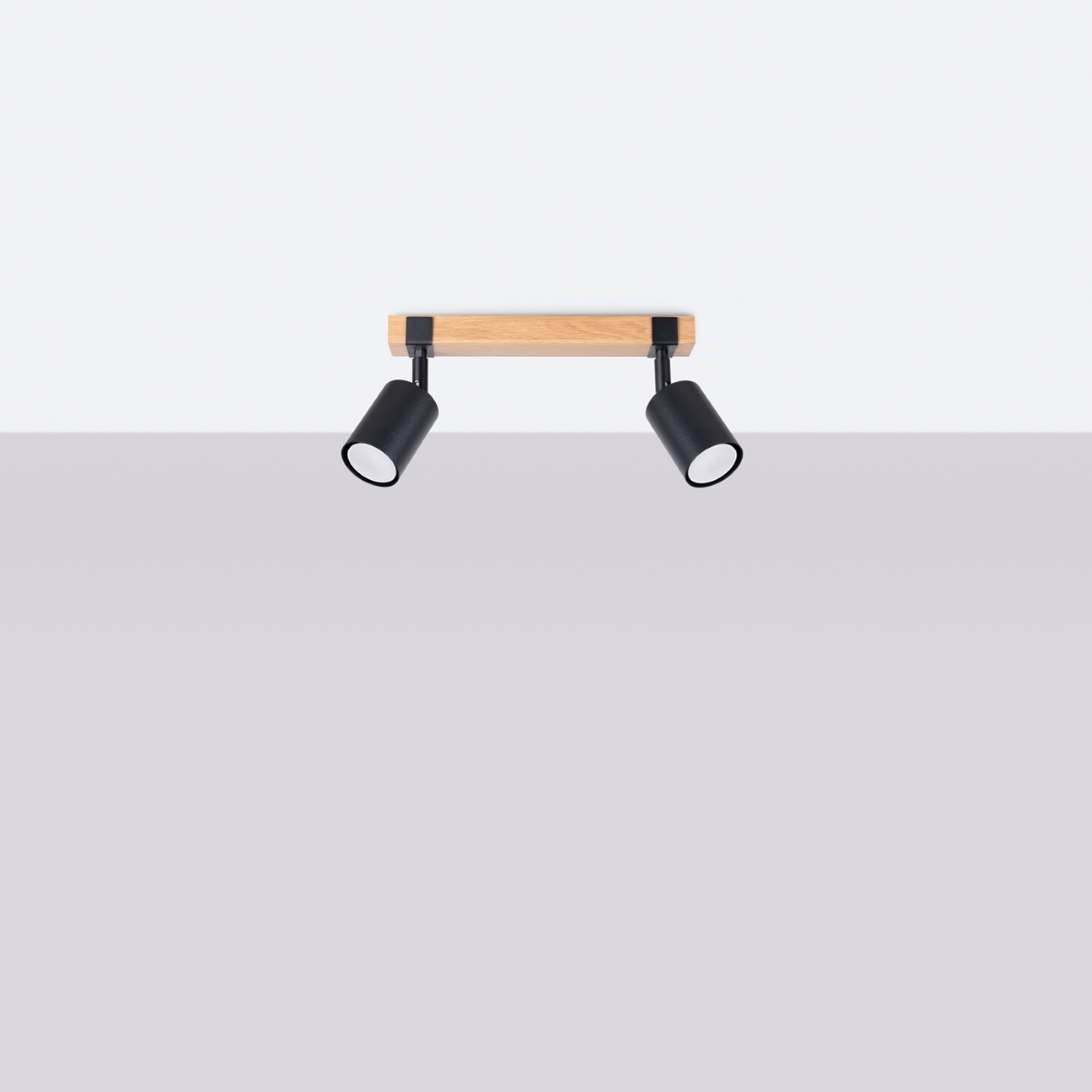 Plafon FAGER 2 czarny SL.1344 - Sollux - obrazek 2