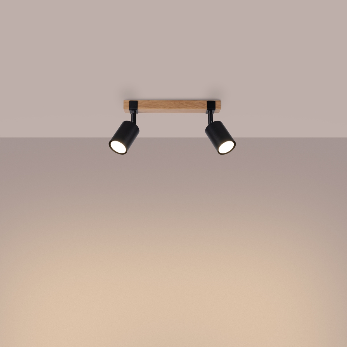 Plafon FAGER 2 czarny SL.1344 - Sollux - obrazek 3