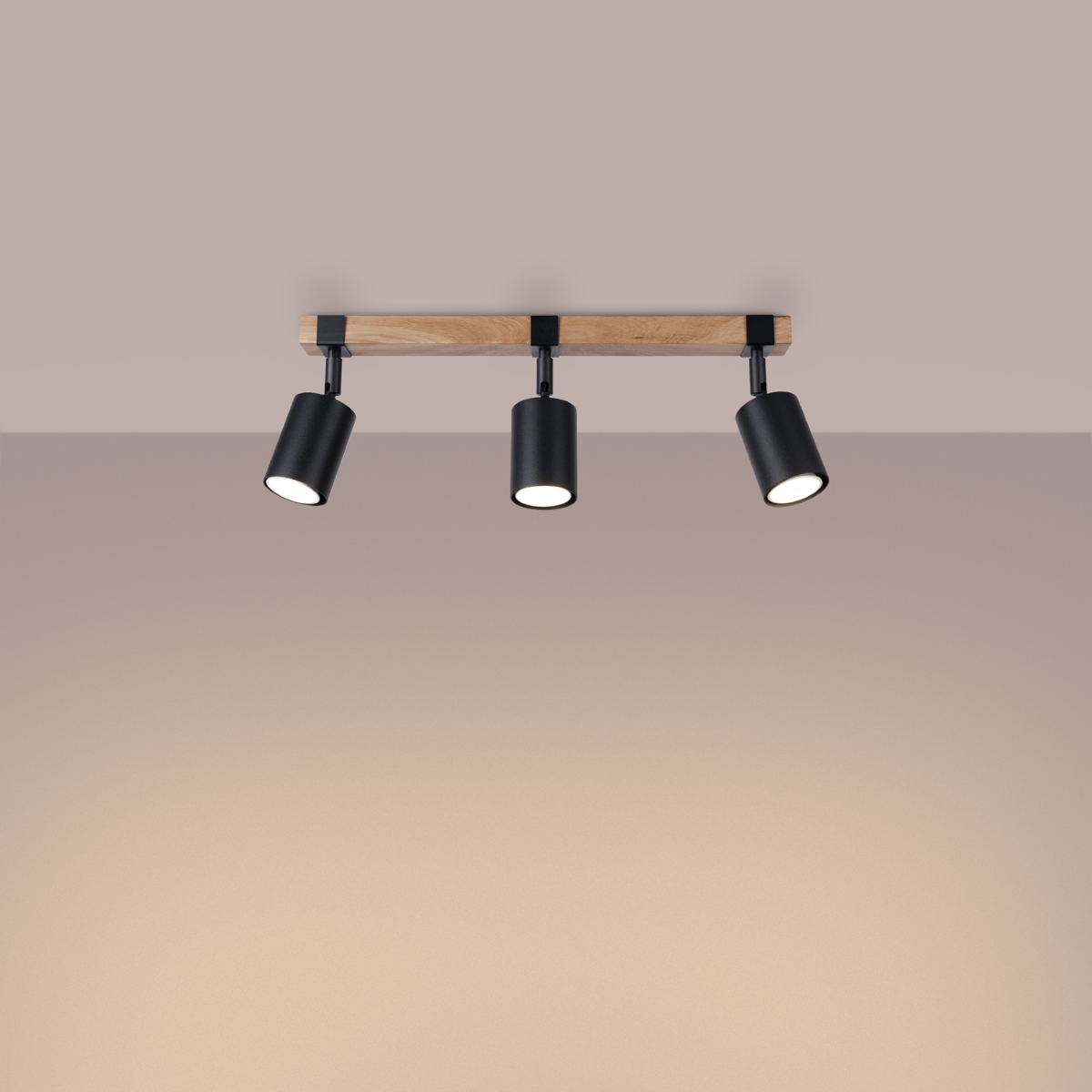 Plafon FAGER 3 czarny SL.1345 - Sollux - obrazek 3