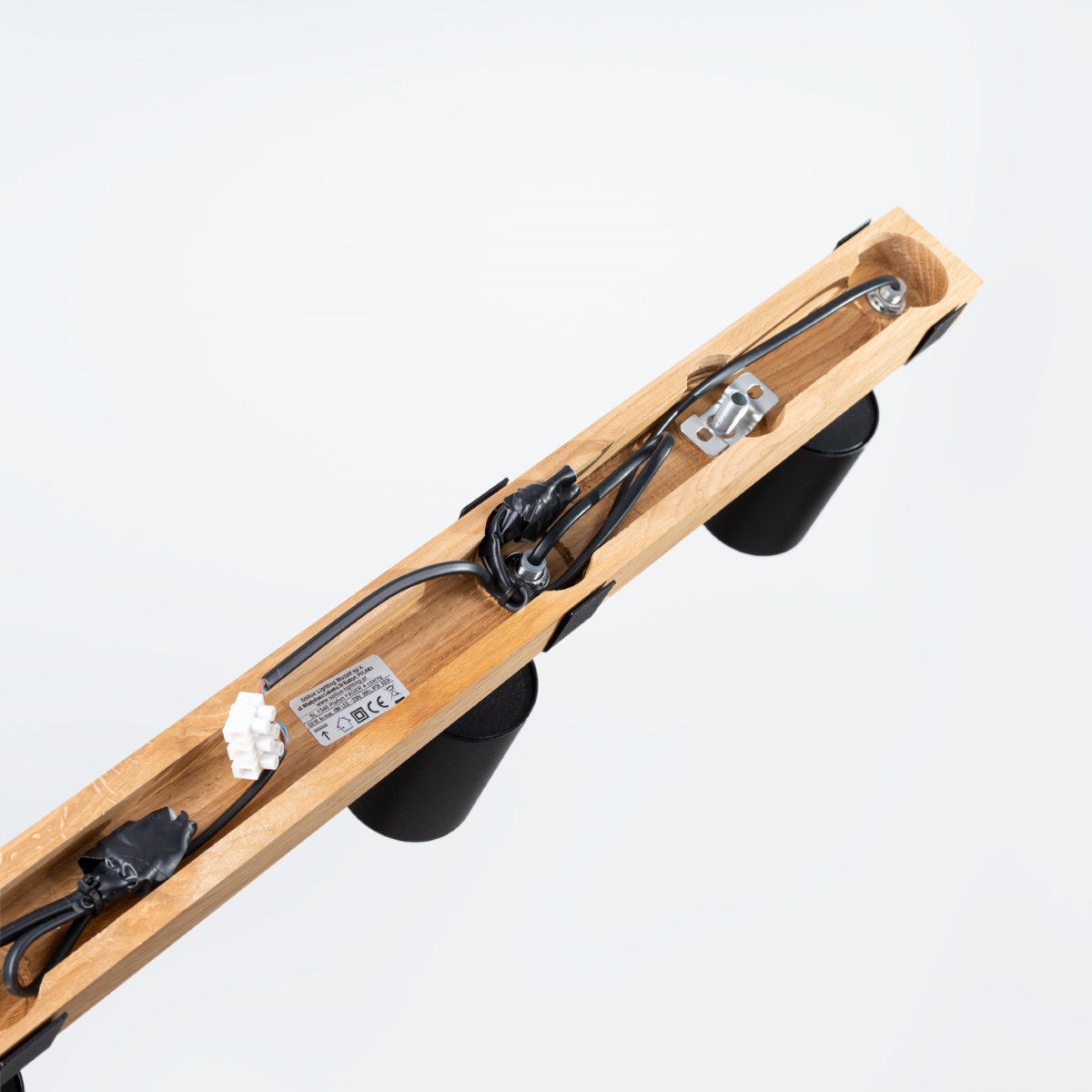 Plafon FAGER 4L czarny SL.1346 - Sollux - obrazek 4