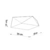 Plafon HEXA 35 czarny SL.0690 - Sollux - obrazek 4