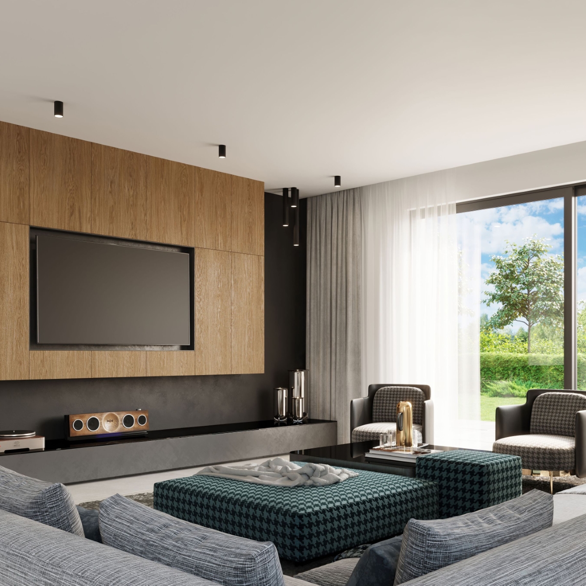 Plafon LAGOS 10 czarny SL.1000 - Sollux - obrazek 10