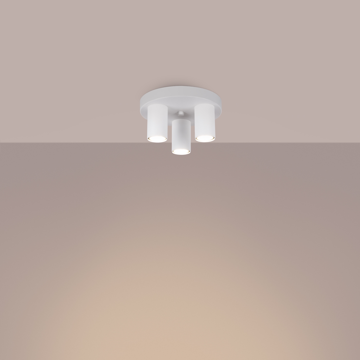 Plafon LAGOS 3P biały SL.1464 - Sollux - obrazek 3