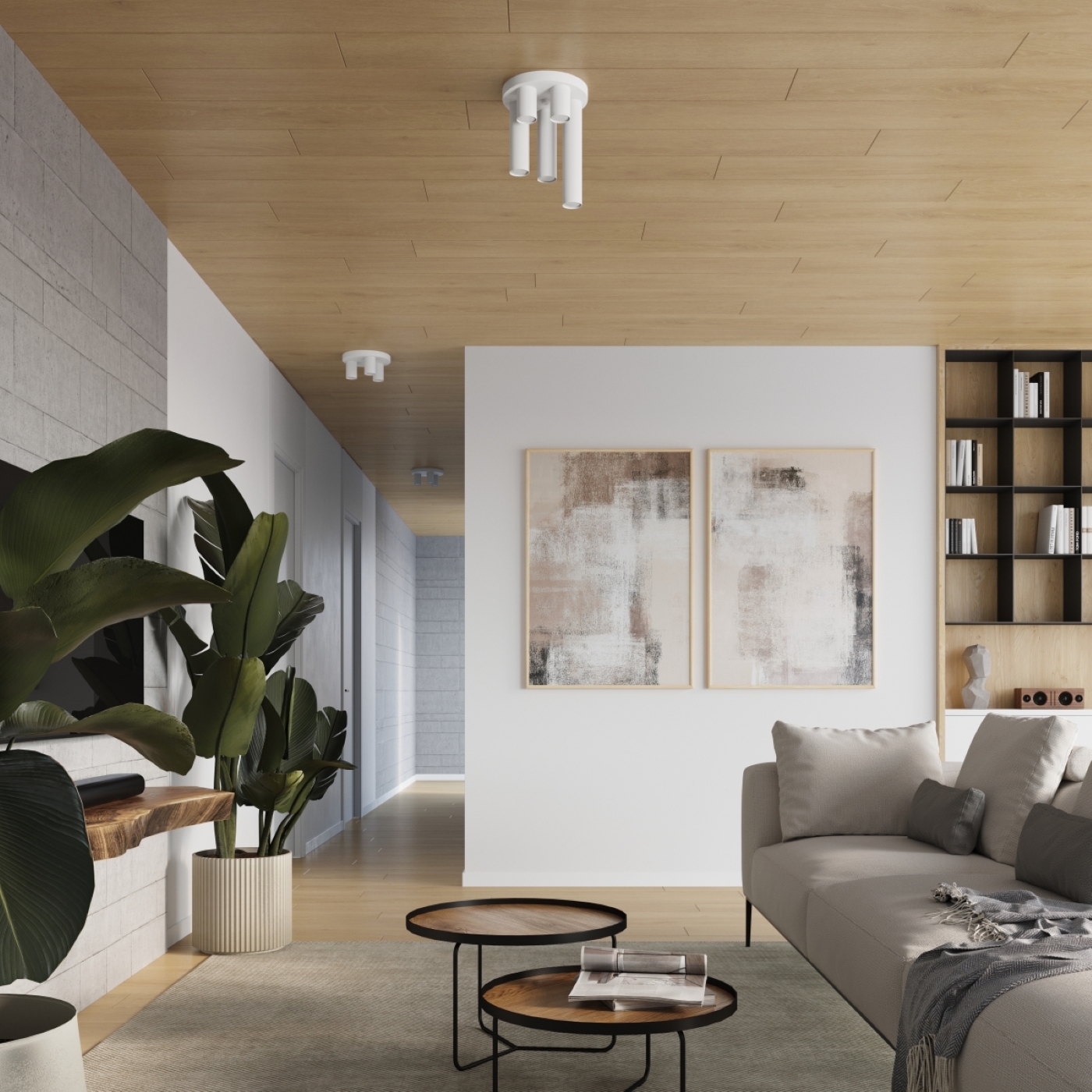 Plafon LAGOS 3P biały SL.1464 - Sollux - obrazek 10