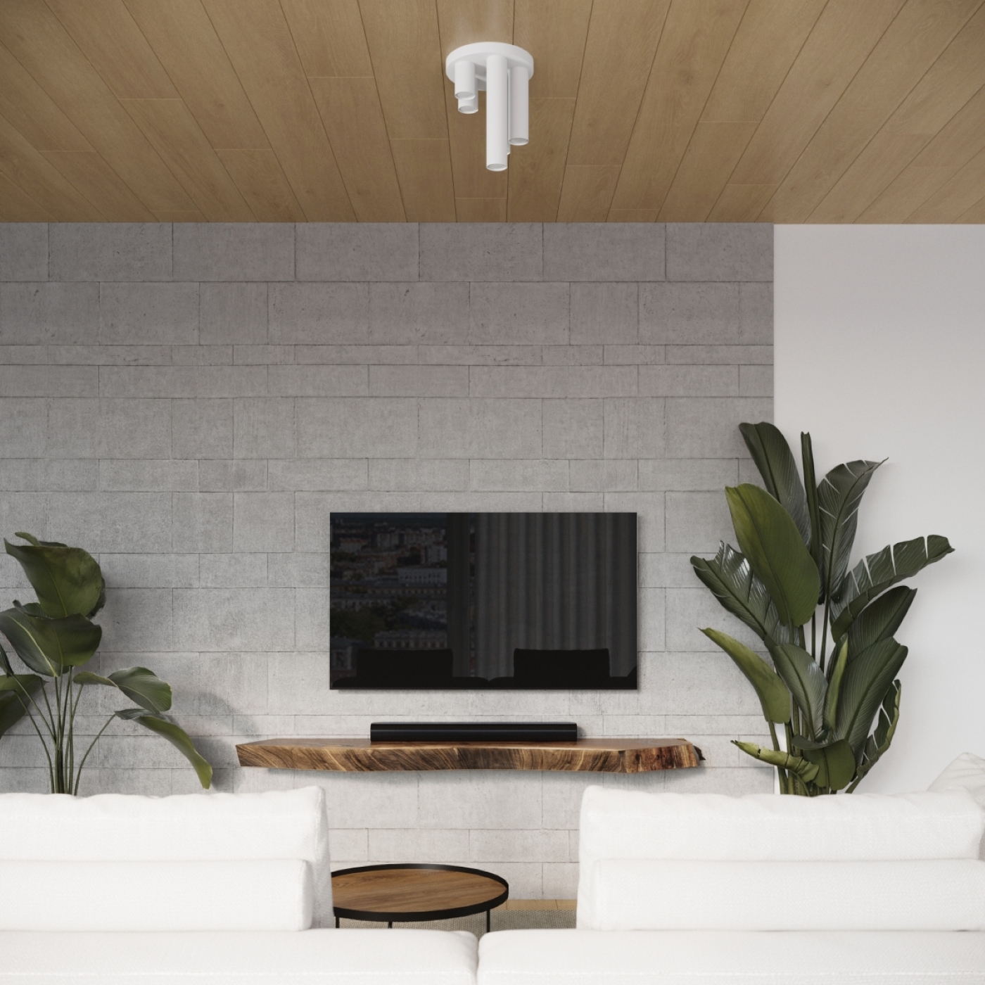 Plafon LAGOS 3P biały SL.1464 - Sollux - obrazek 11