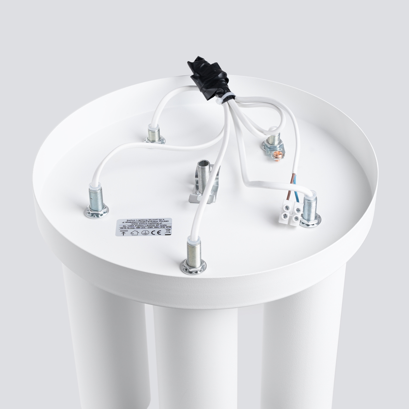 Plafon LAGOS 5P biały SL.1465 - Sollux - obrazek 5