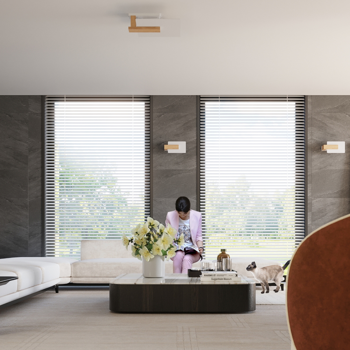 Plafon LAPPO naturlane drewno SL.1095 - Sollux - obrazek 7