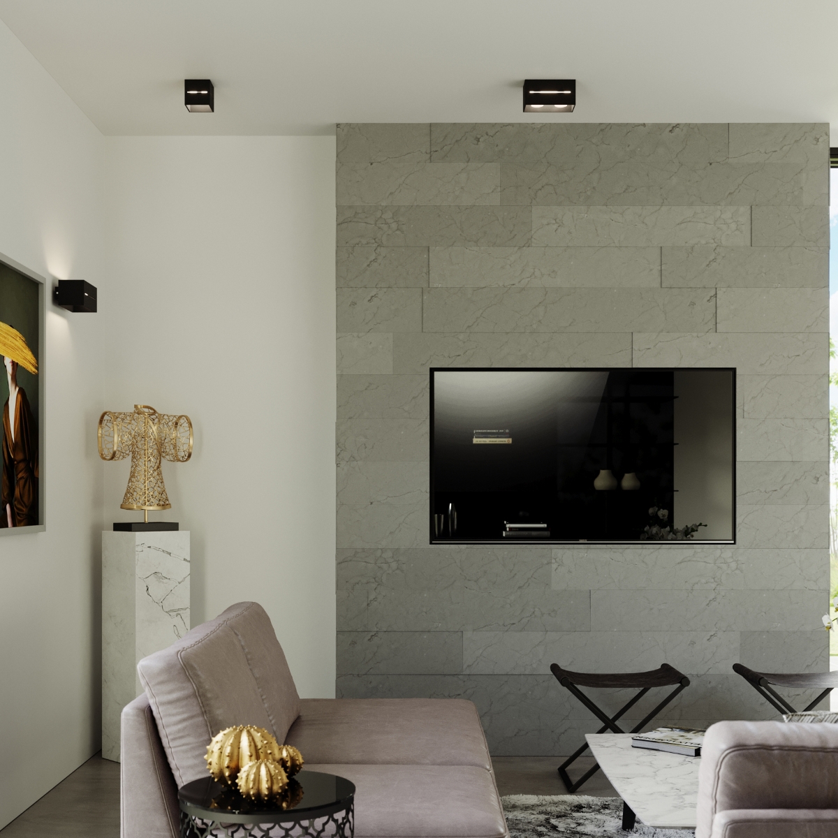 Plafon LOBO MAXI czarny SL.0384 - Sollux - obrazek 8