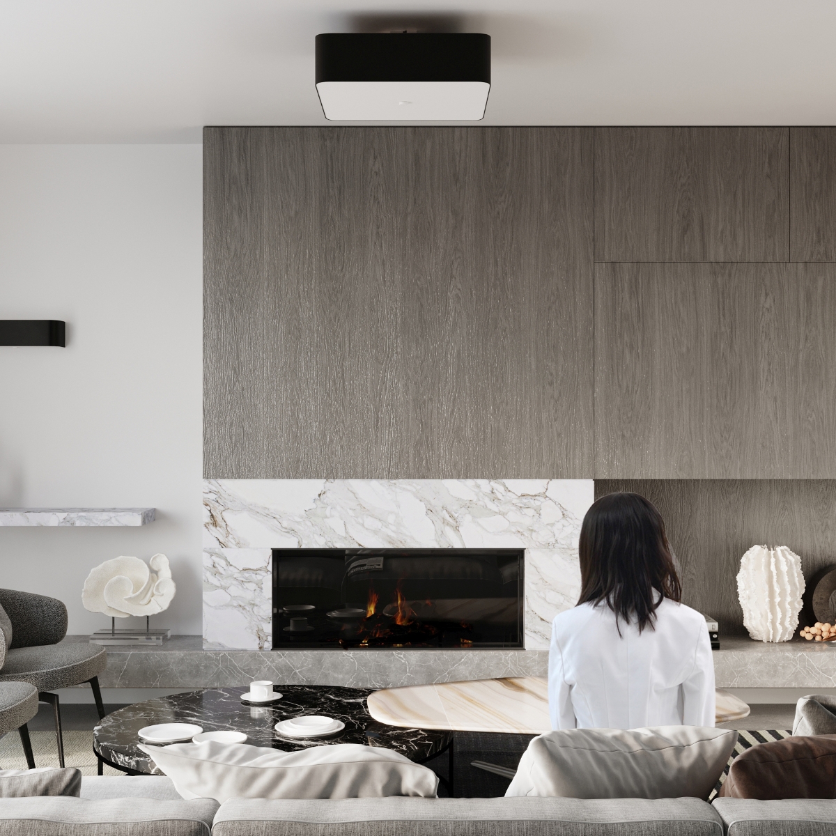 Plafon LOKKO 55 czarny SL.0826 - Sollux - obrazek 6