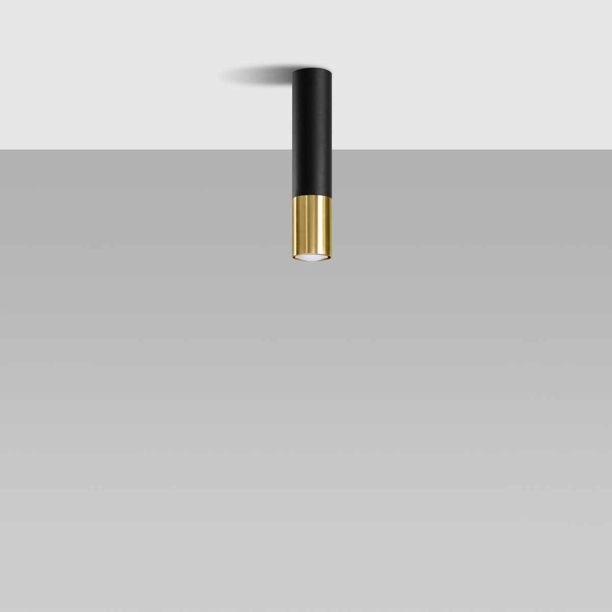 Plafon LOOPEZ czarny/złoty SL.0951 - Sollux - obrazek 2