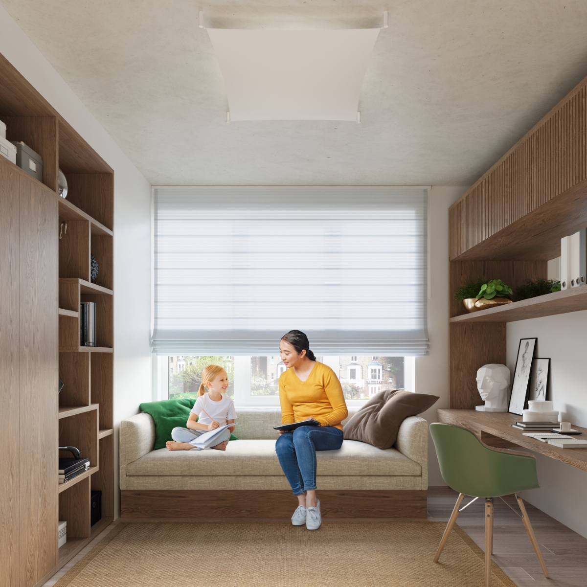 Plafon LUNA 2 biały SL.0738 - Sollux - obrazek 7