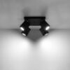 Plafon MERIDA 4 czarny SL.0102 - Sollux - obrazek 3
