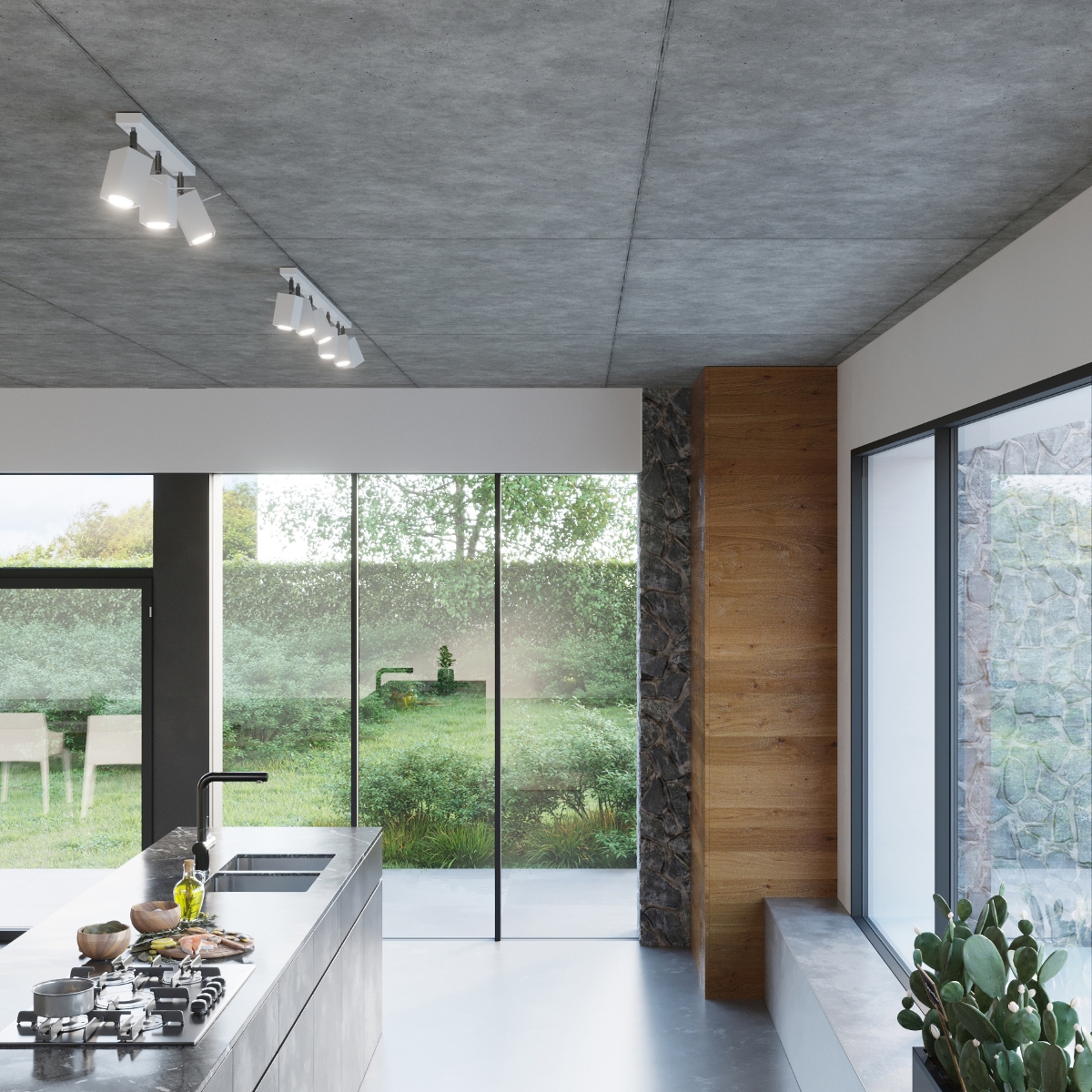 Plafon MERIDA 4L biały SL.0463 - Sollux - obrazek 7