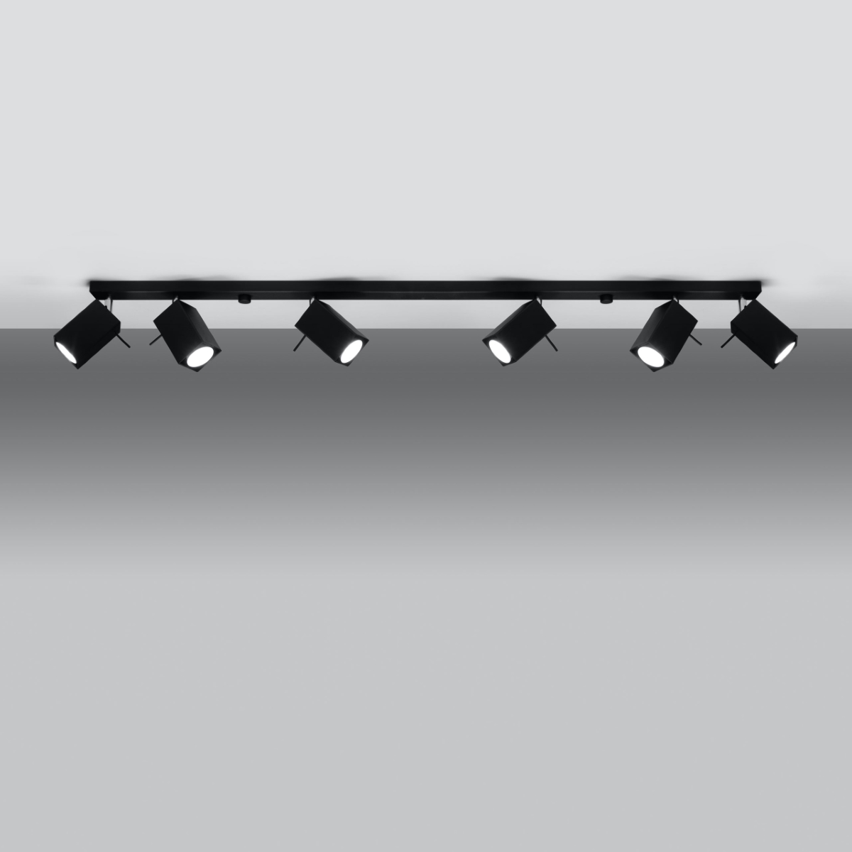 Plafon MERIDA 6L czarny SL.0460 - Sollux - obrazek 3