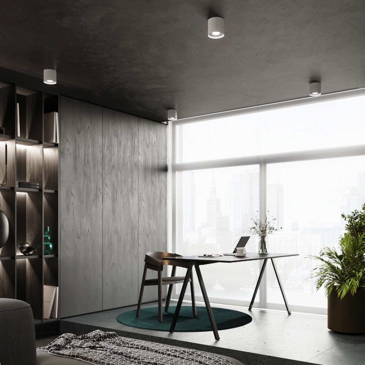 Plafon MIKA biały SL.1280 - Sollux - obrazek 9