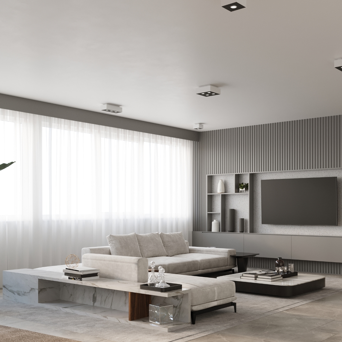 Plafon MONO 4 biały SL.0069 - Sollux - obrazek 6