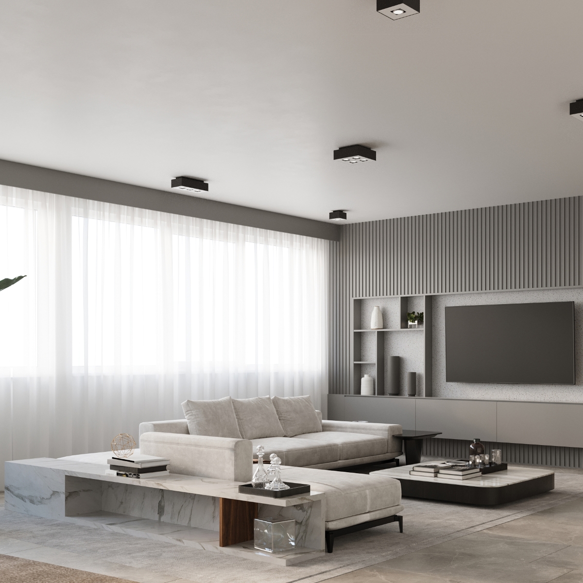 Plafon MONO 4 czarny SL.0073 - Sollux - obrazek 6