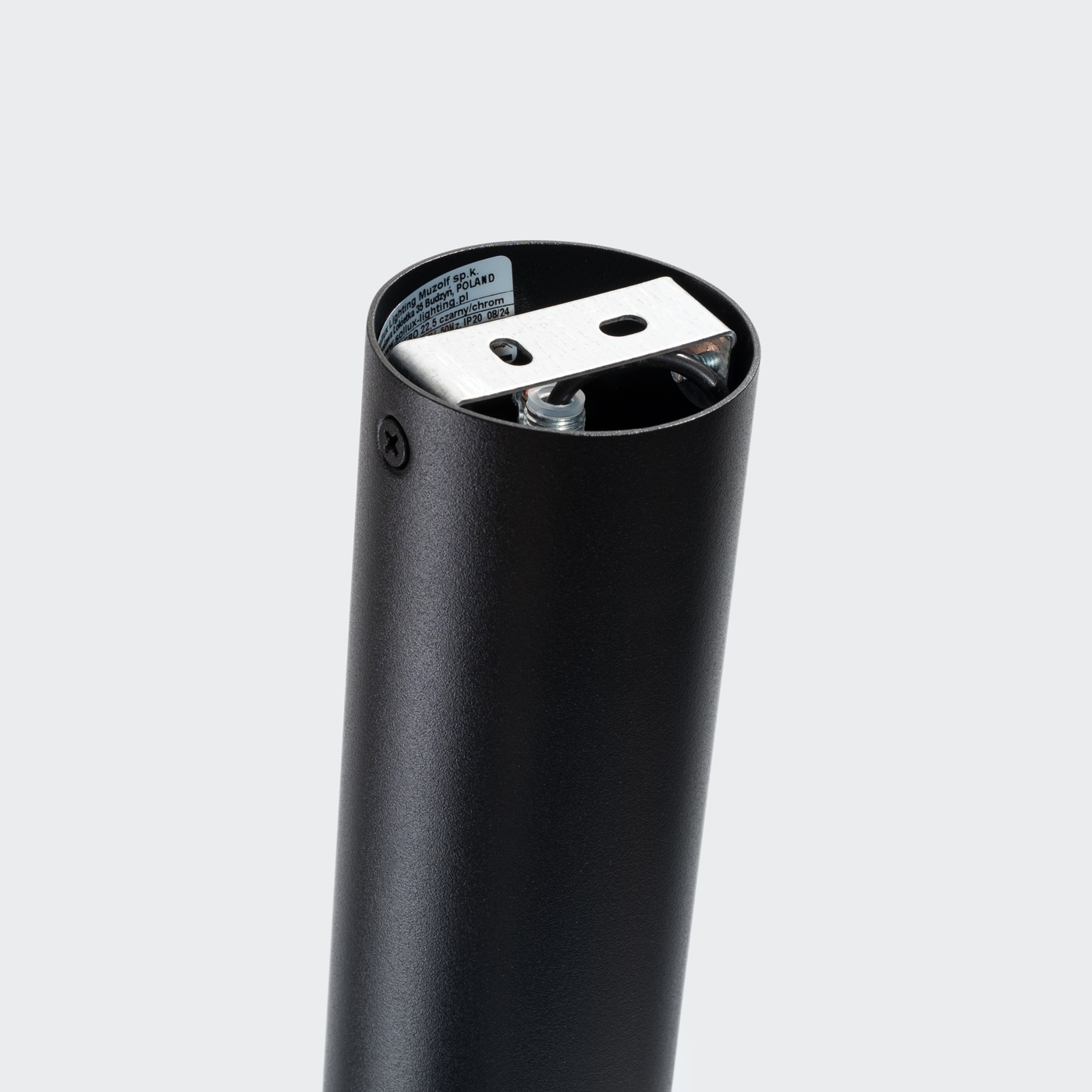 Plafon NERO 22,5 czarny/chrom SL.1409 - Sollux - obrazek 4