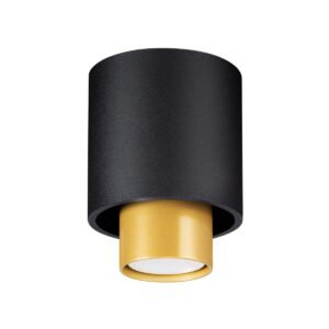 Plafon NESI czarny SL.0982 - Sollux
