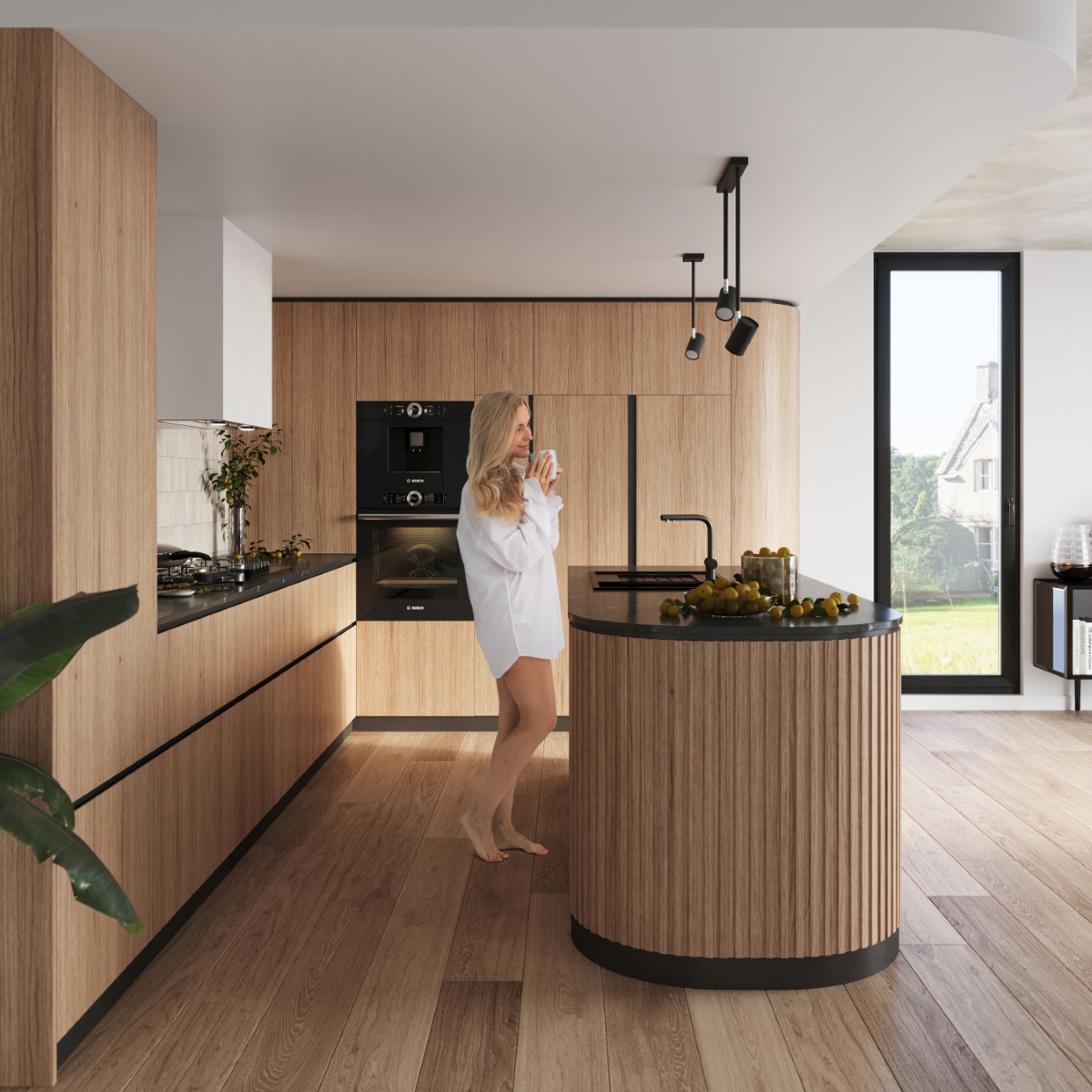 Plafon NORANO czarny SL.1074 - Sollux - obrazek 7