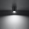 Plafon ORBIS 1 antracyt SL.0568 - Sollux - obrazek 3