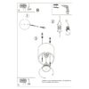 Plafon ORBIS 1 antracyt SL.0568 - Sollux - obrazek 6