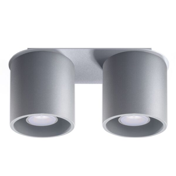 Plafon ORBIS 2 szary SL.0055 - Sollux