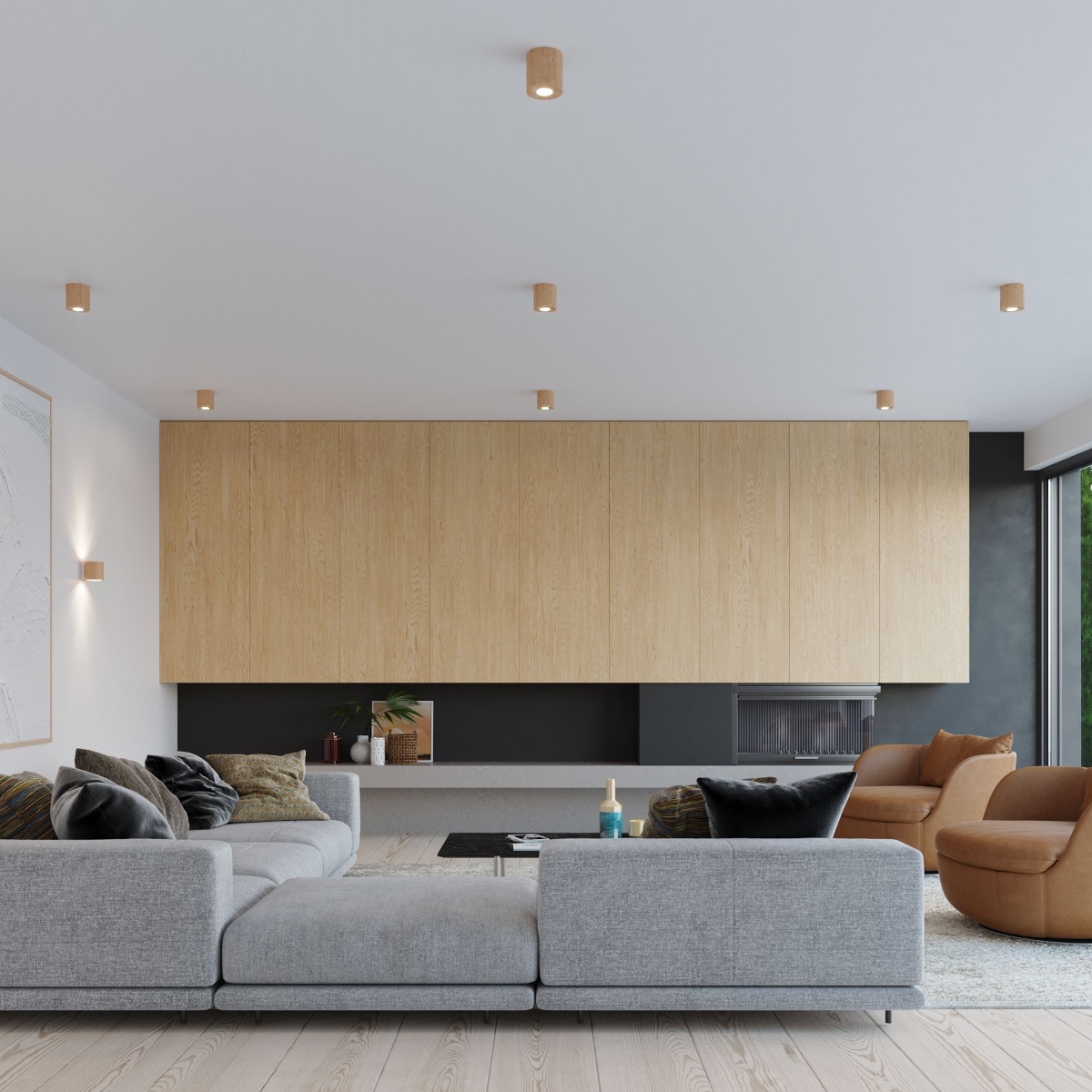 Plafon ORBIS naturalne drewno SL.0492 - Sollux - obrazek 7