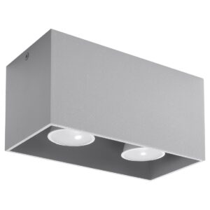 Plafon QUAD MAXI szary SL.0382 - Sollux