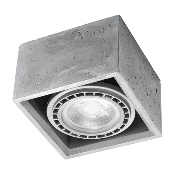 Plafon QUATRO 1 beton SL.0883 - Sollux
