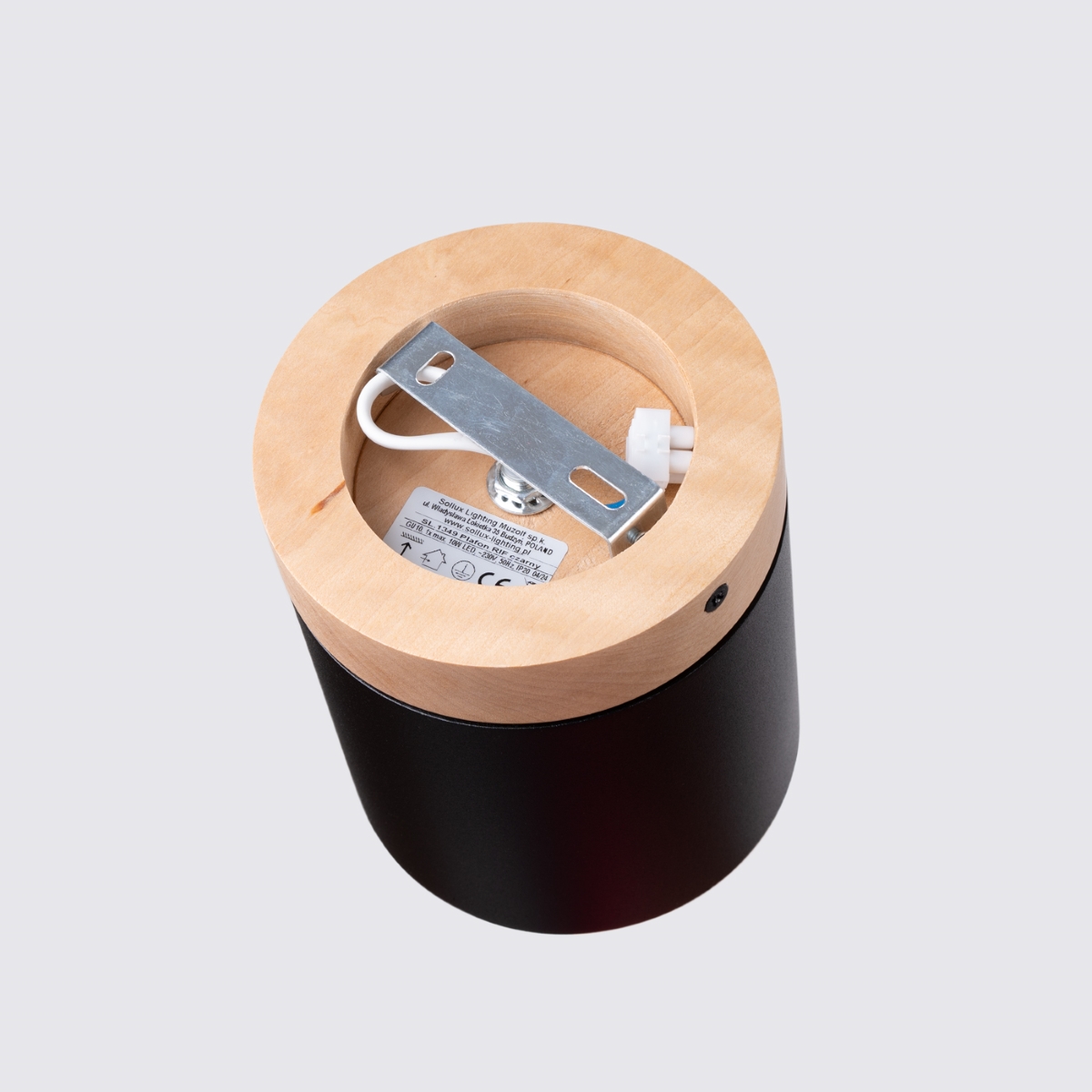 Plafon RIF czarny SL.1349 - Sollux - obrazek 5