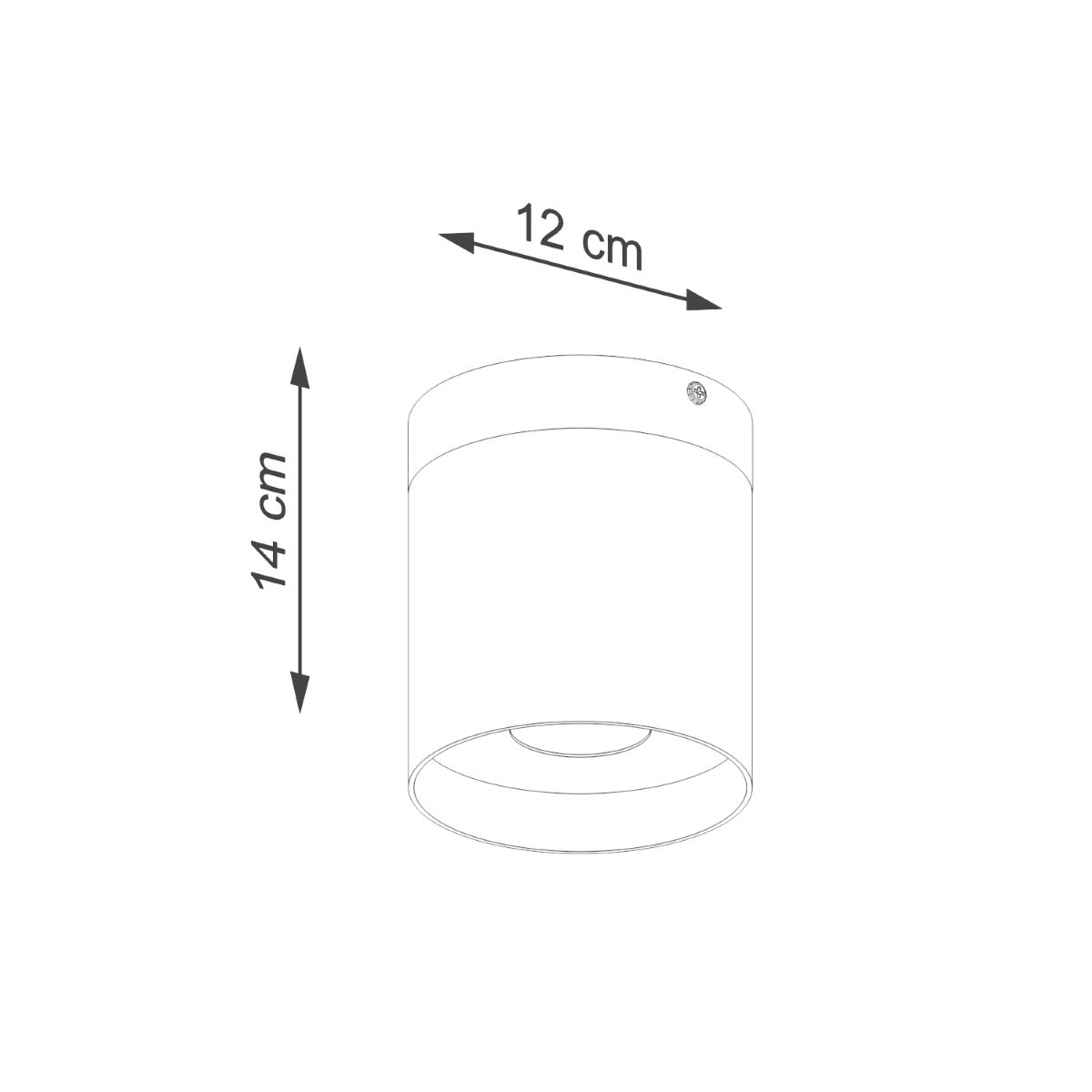 Plafon RIF czarny SL.1349 - Sollux - obrazek 10