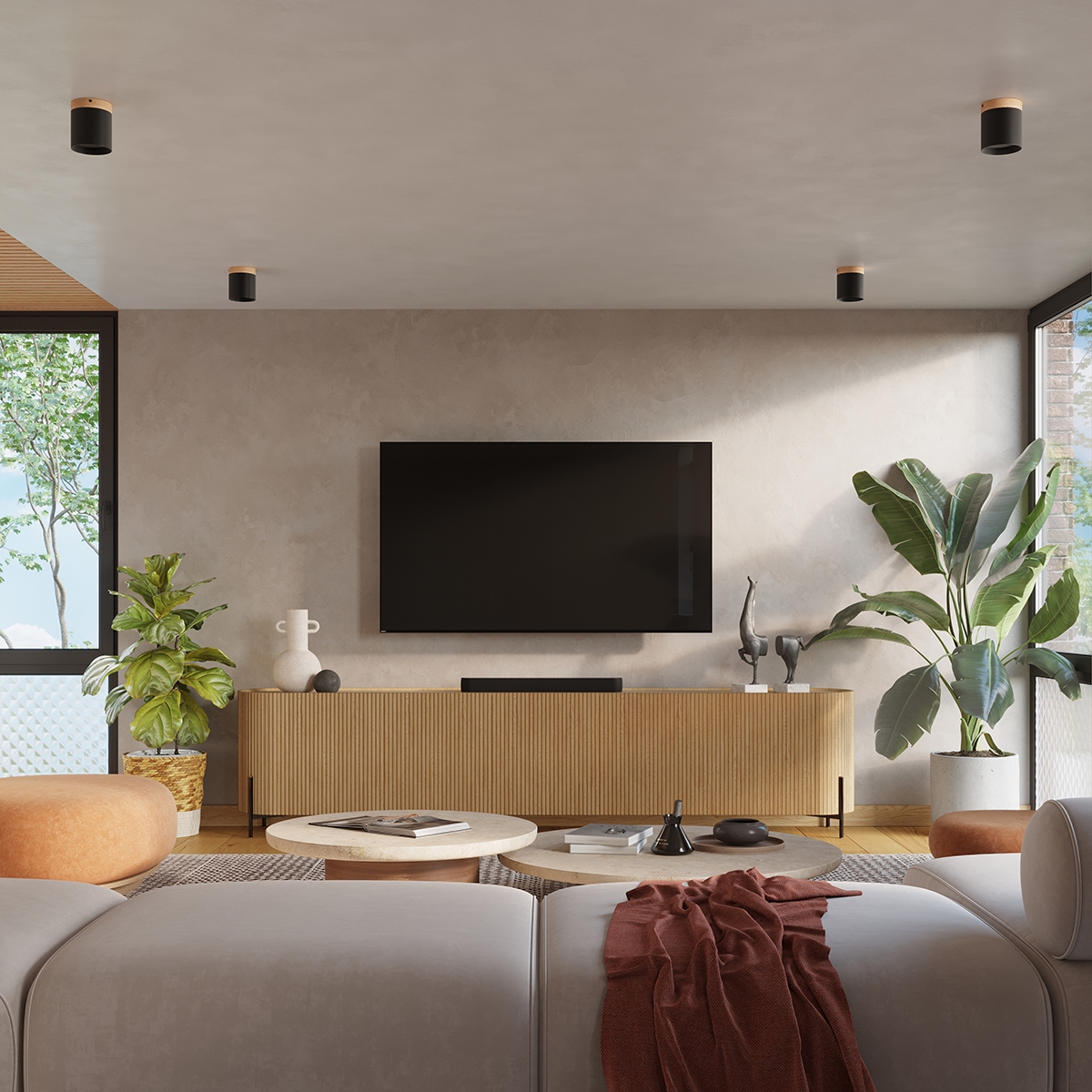 Plafon RIF czarny SL.1349 - Sollux - obrazek 12