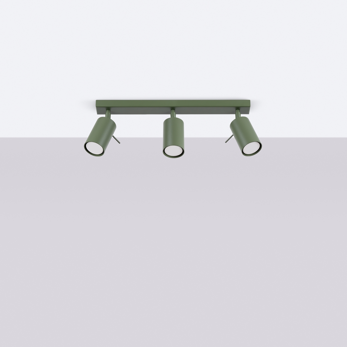 Plafon RING 3L zielony oliwkowy SL.1502 - Sollux - obrazek 2