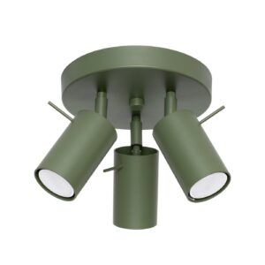 Plafon RING 3P zielony oliwkowy SL.1503 - Sollux