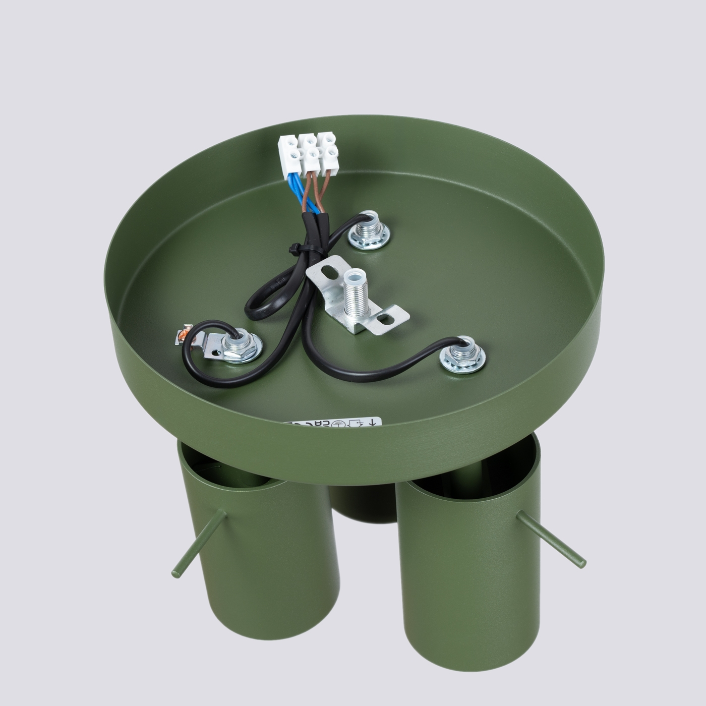 Plafon RING 3P zielony oliwkowy SL.1503 - Sollux - obrazek 4